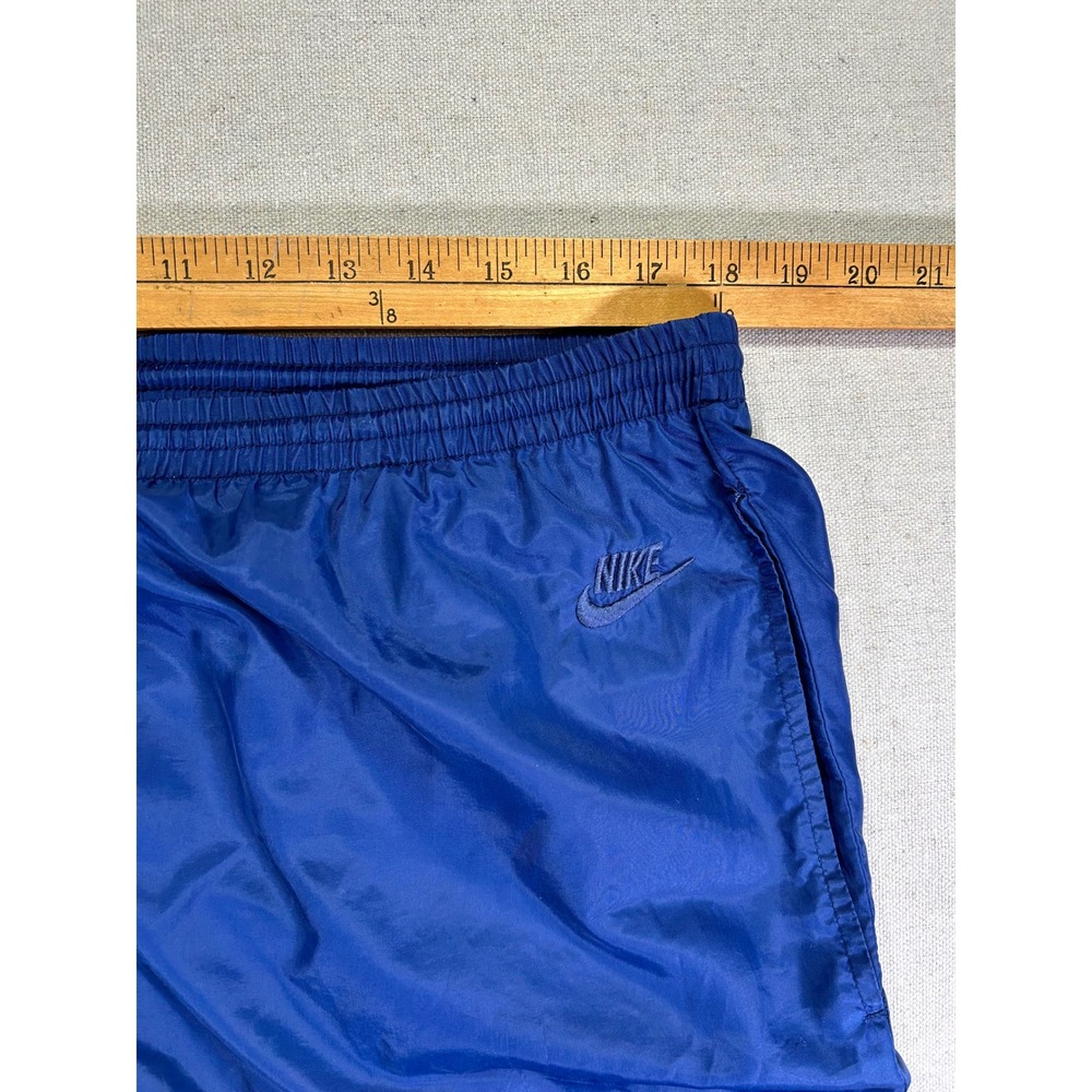 Vintage Nike Men's Large WindBreaker Pants Joggers Ankle Zip Sweatpants - Picture 4 of 9